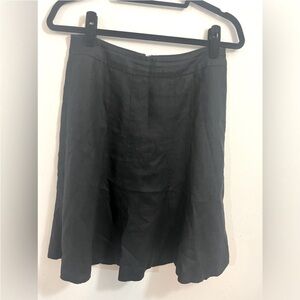 RW&Co lined linen skirt fit and flare